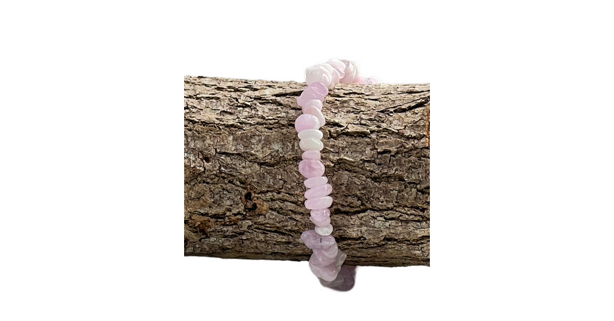 Bracelet En Pierre De Lune Naturelle - Pierre De La Féminité - Chips De Pierre - Style Chakra